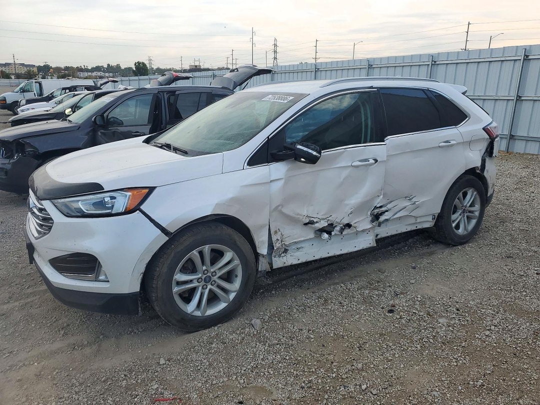 Вид 2019 FORD EDGE SEL, угол 1