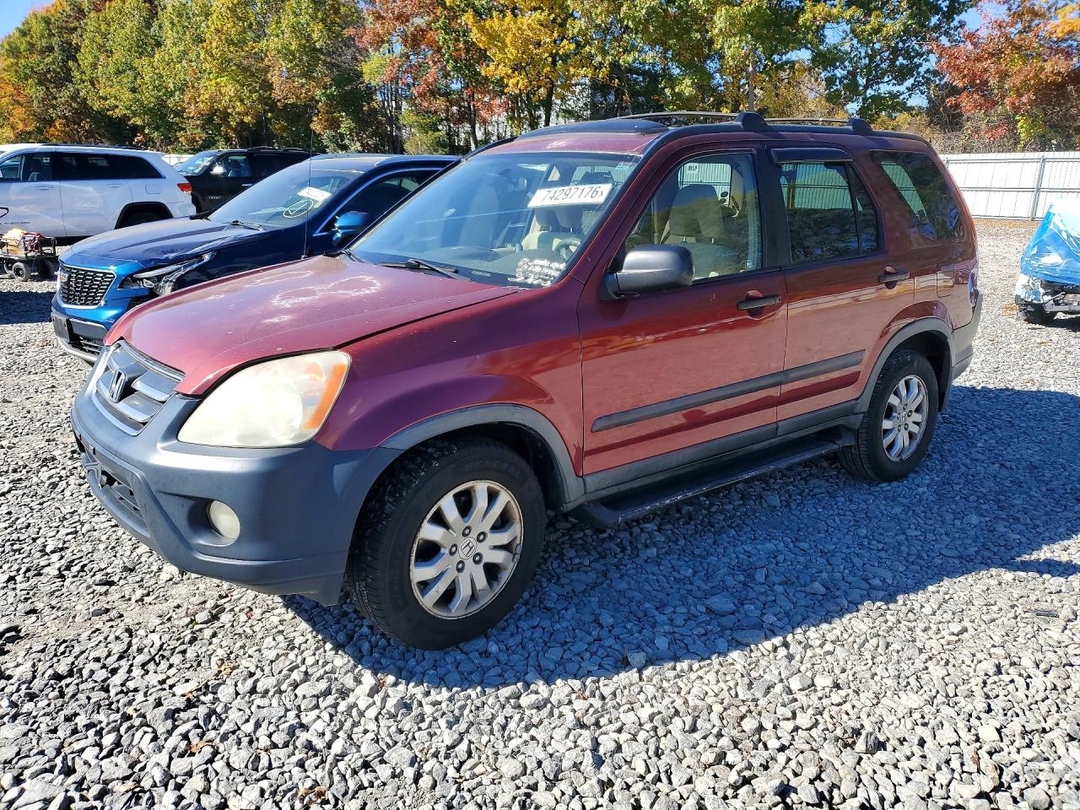 Vue de 2005 HONDA CR-V EX, angle 1