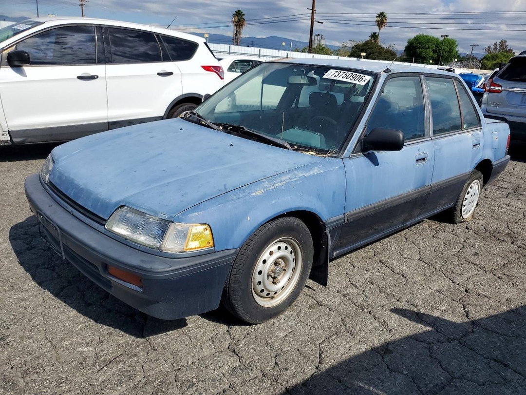 Vue de 1989 HONDA CIVIC LX, angle 1