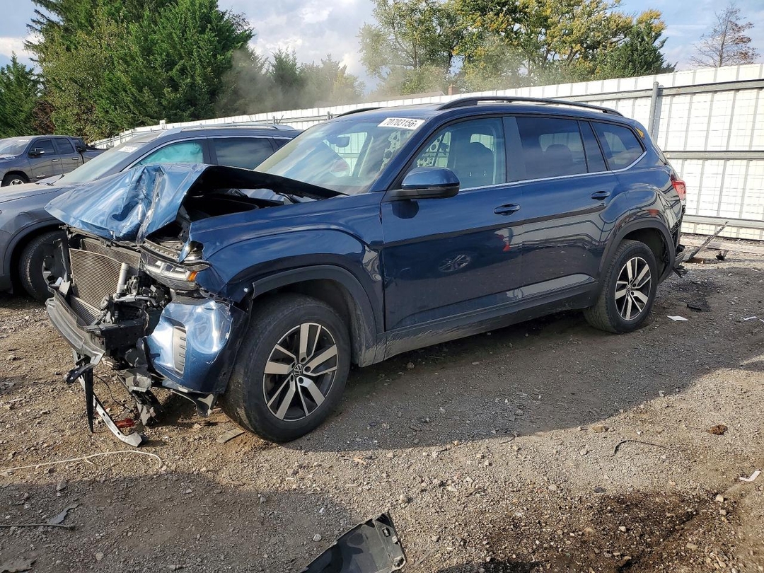 Vedere 2021 VOLKSWAGEN ATLAS SE, unghi 1