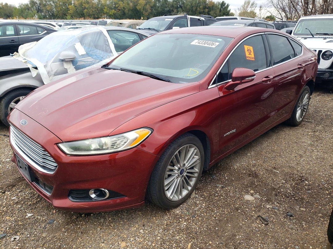 منظر 2014 FORD FUSION SE HYBRID، زاوية 1