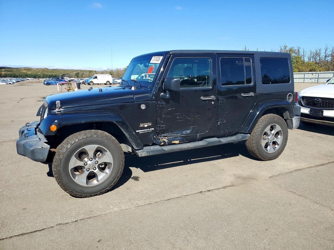 Вид 2016 JEEP WRANGLER UNLIMITED SAHARA, угол 1