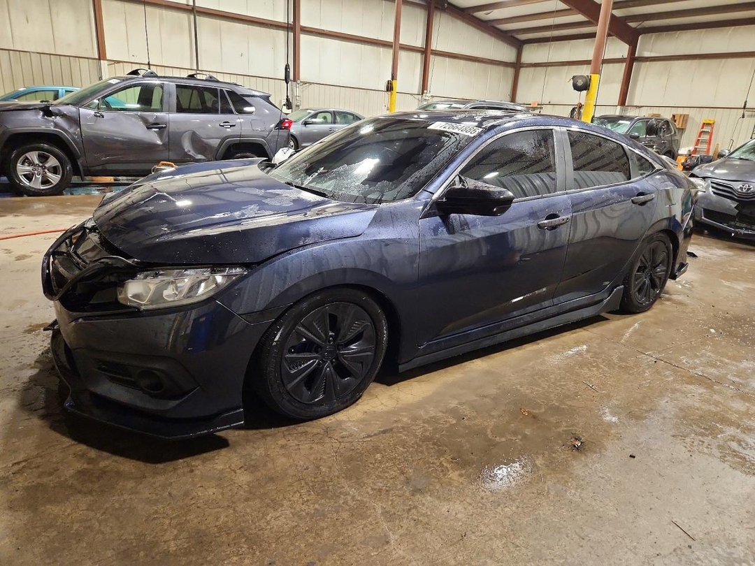 Vue de 2018 HONDA CIVIC EX, angle 1