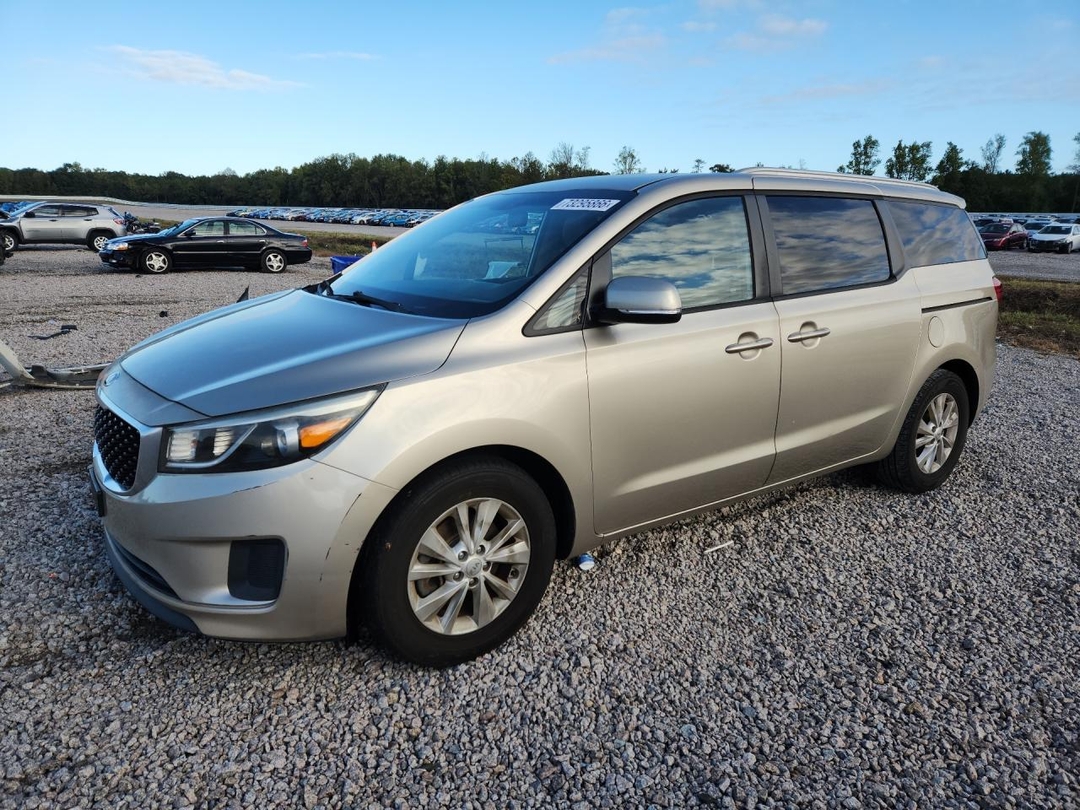 Vedere 2016 KIA SEDONA LX, unghi 1
