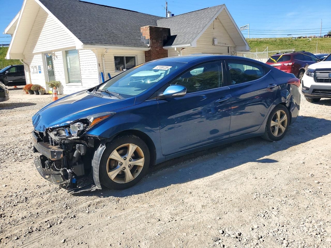 Вид 2016 HYUNDAI ELANTRA VALUE EDITION, угол 1