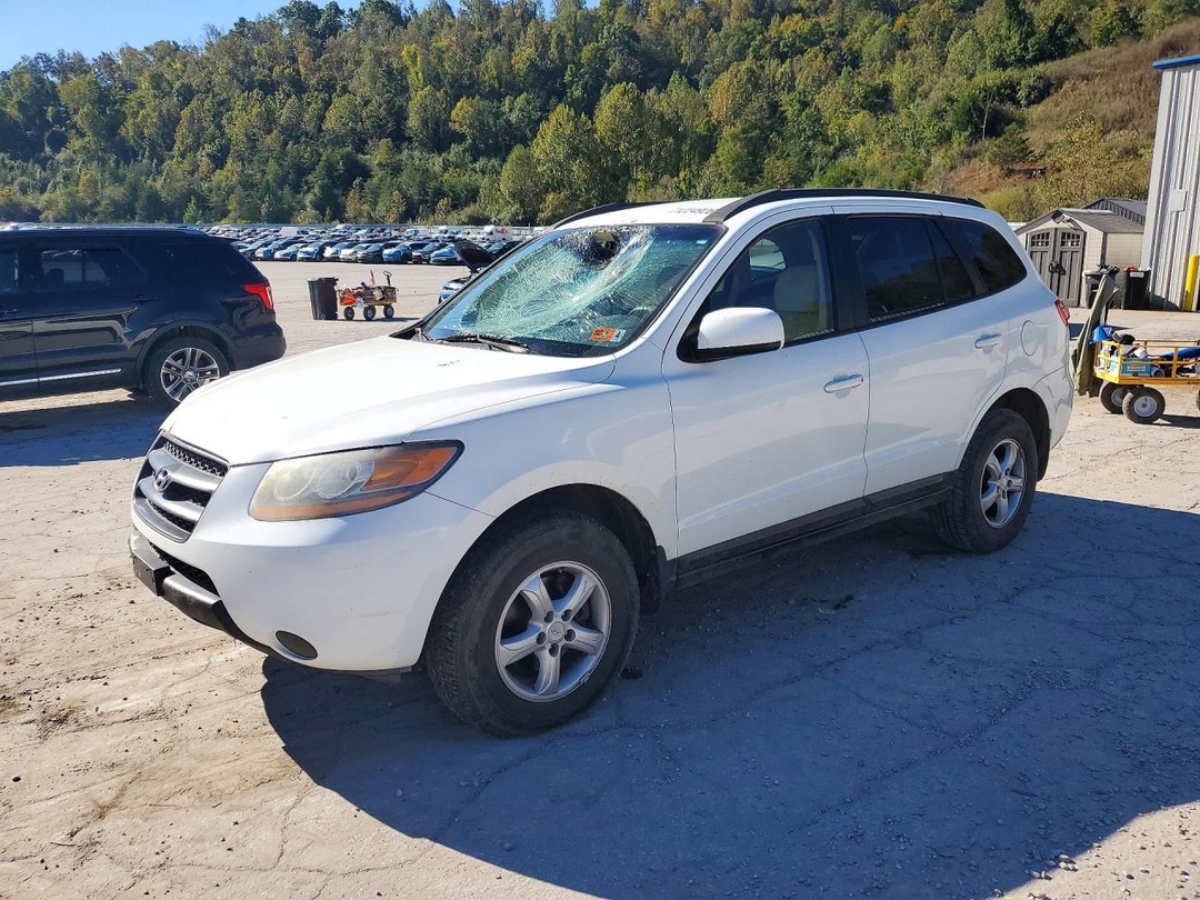 Вид 2008 HYUNDAI SANTA FE GLS, угол 1