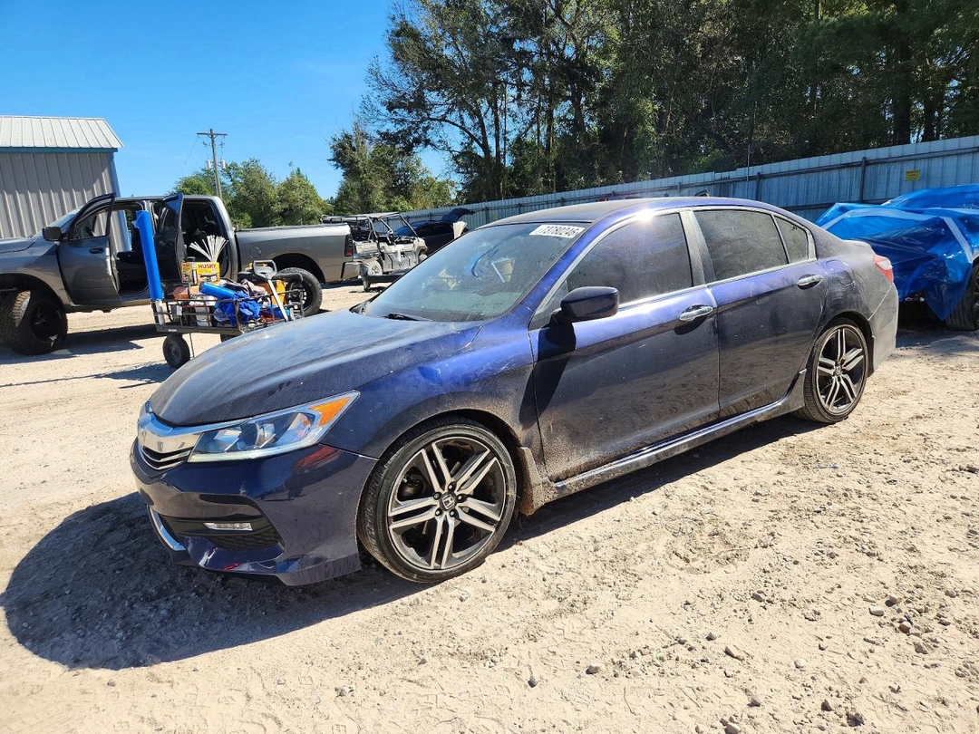 Vue de 2016 HONDA ACCORD SPORT, angle 1