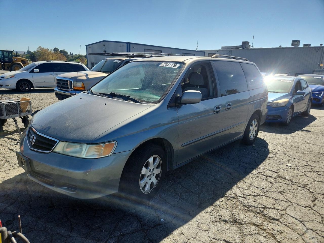 Вид 2002 HONDA ODYSSEY EX, угол 1