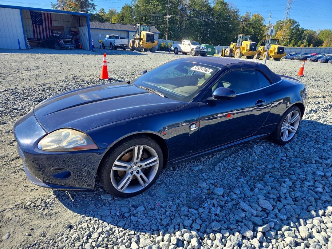 Вид 2007 JAGUAR XK, угол 1