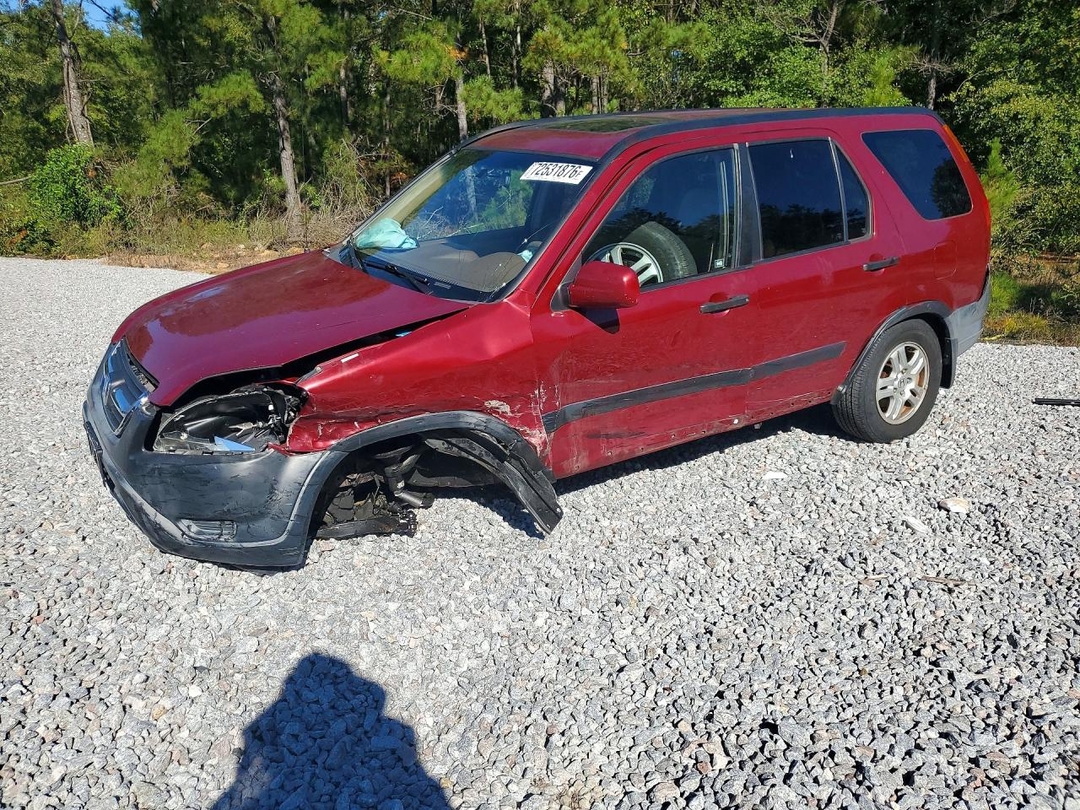 Vue de 2002 HONDA CR-V EX, angle 1