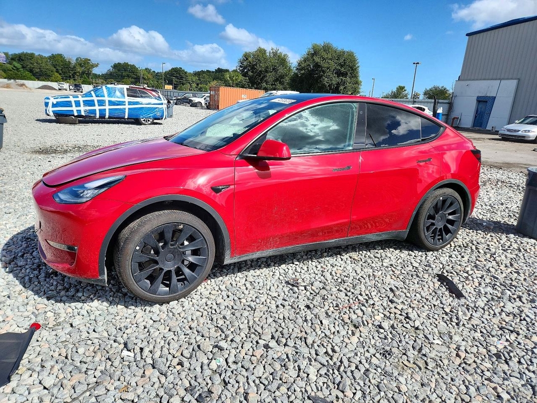Vista de 2022 TESLA MODEL Y, ángulo 1
