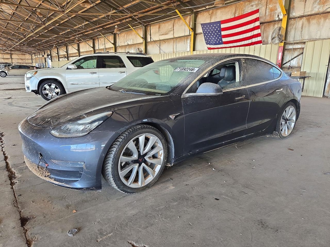 Vedere 2019 TESLA MODEL 3, unghi 1