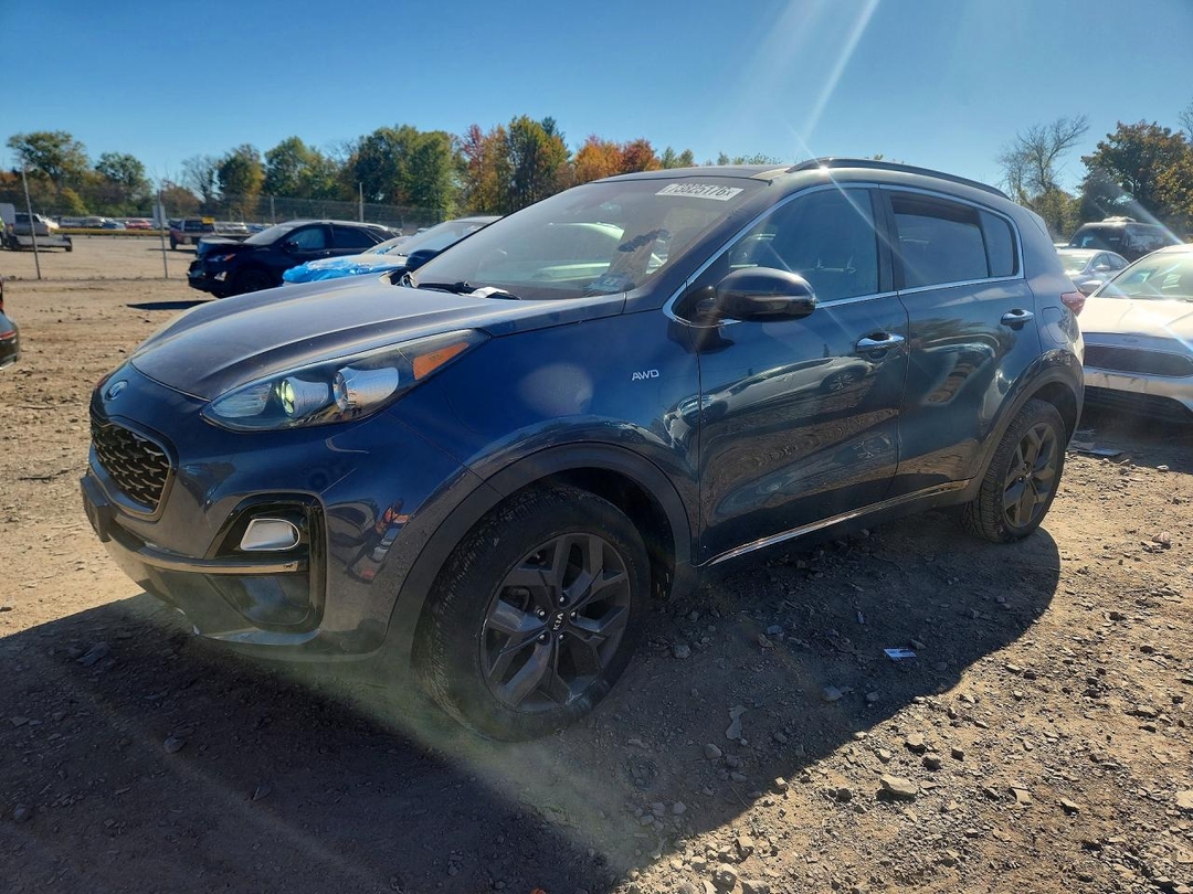 Vista de 2020 KIA SPORTAGE S, ángulo 1