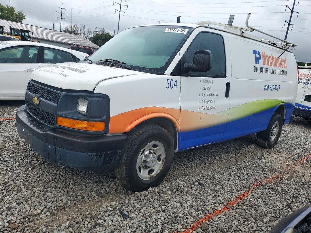 Vista de 2014 CHEVROLET EXPRESS G2500, ángulo 1