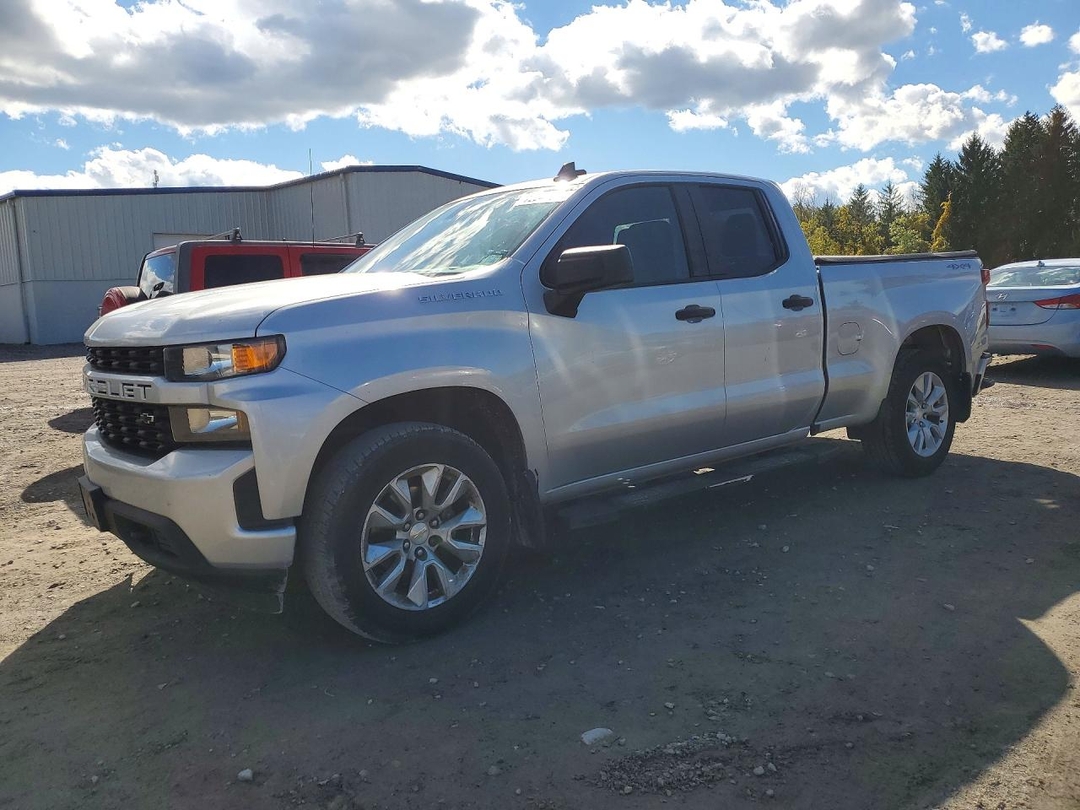 منظر 2021 CHEVROLET SILVERADO K1500 CUSTOM، زاوية 1
