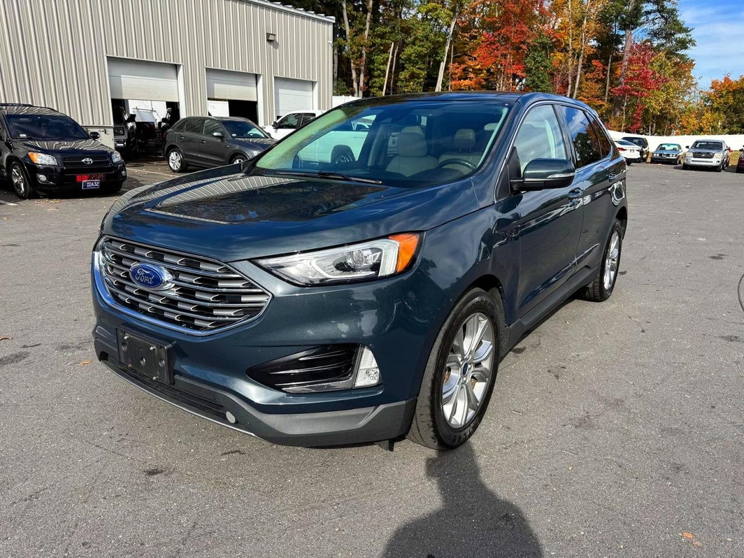 منظر 2019 FORD EDGE TITANIUM، زاوية 1
