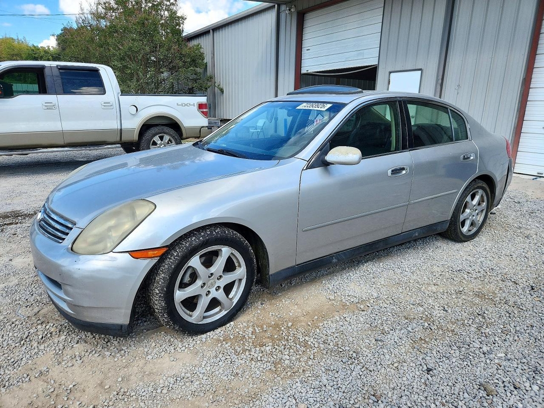Вид 2003 INFINITI G35 4DOOR, угол 1