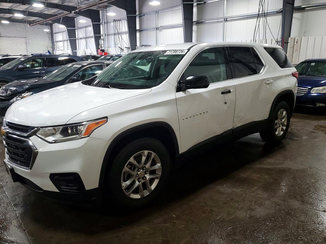 Vedere 2020 CHEVROLET TRAVERSE LS, unghi 1