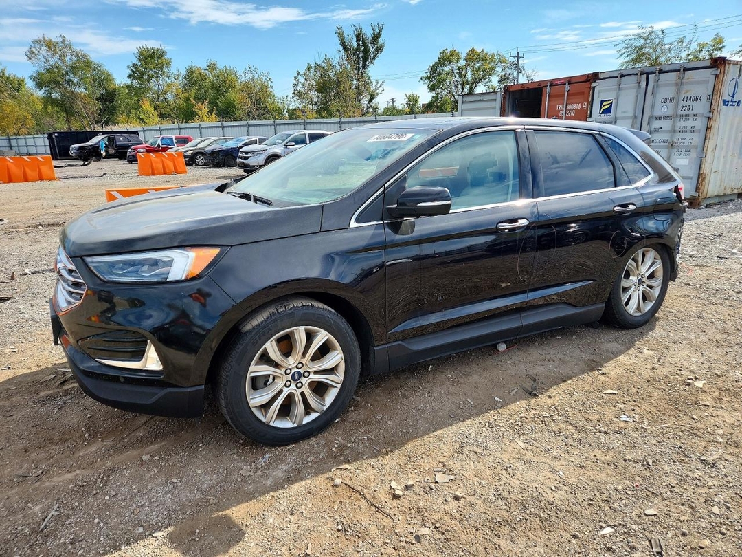 Vedere 2019 FORD EDGE TITANIUM, unghi 1