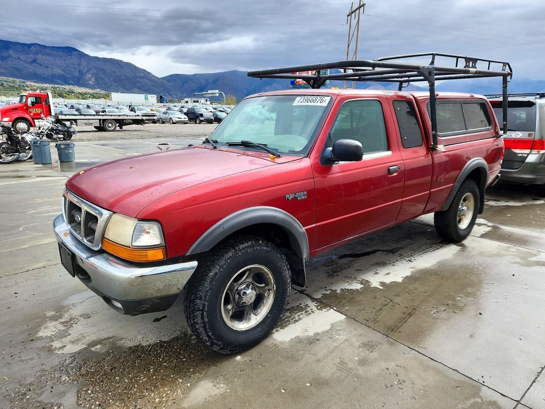 Вид 2000 FORD RANGER SUPER CAB, угол 1