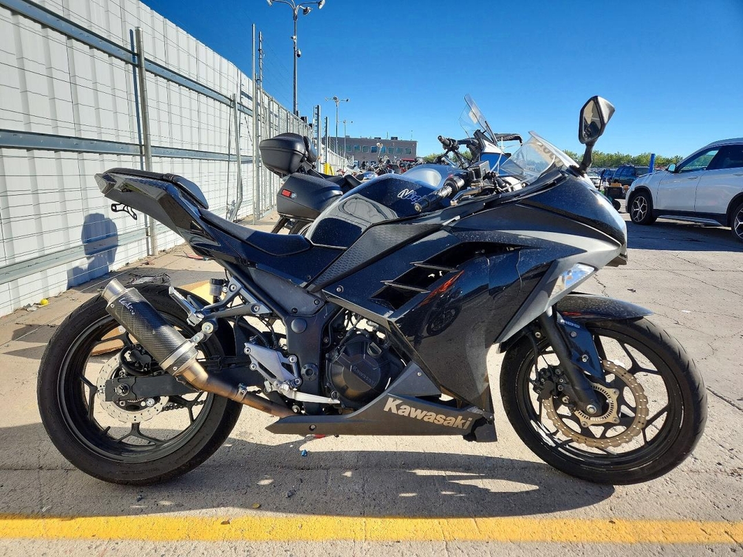 Vue de 2014 KAWASAKI EX300 B, angle 1