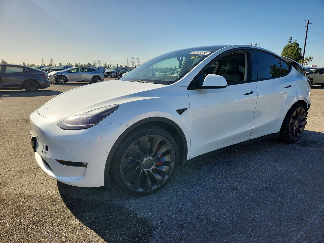 Vedere 2022 TESLA MODEL Y, unghi 1