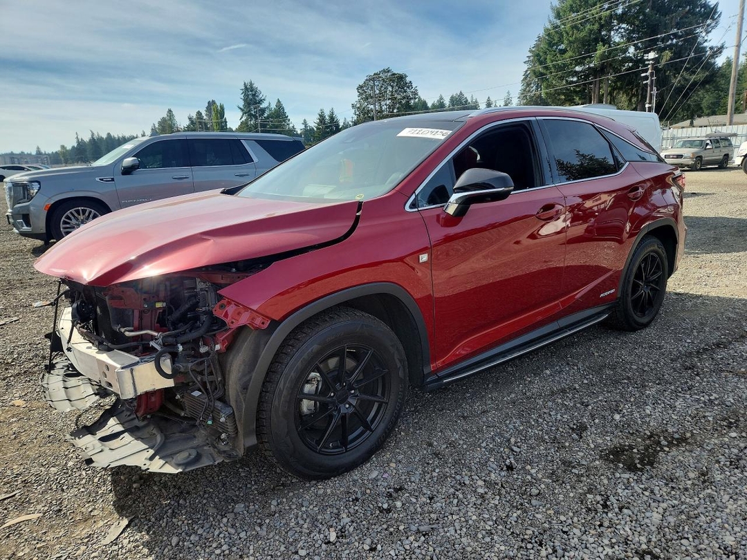 Vista de 2016 LEXUS RX 450H F SPORT, ángulo 1
