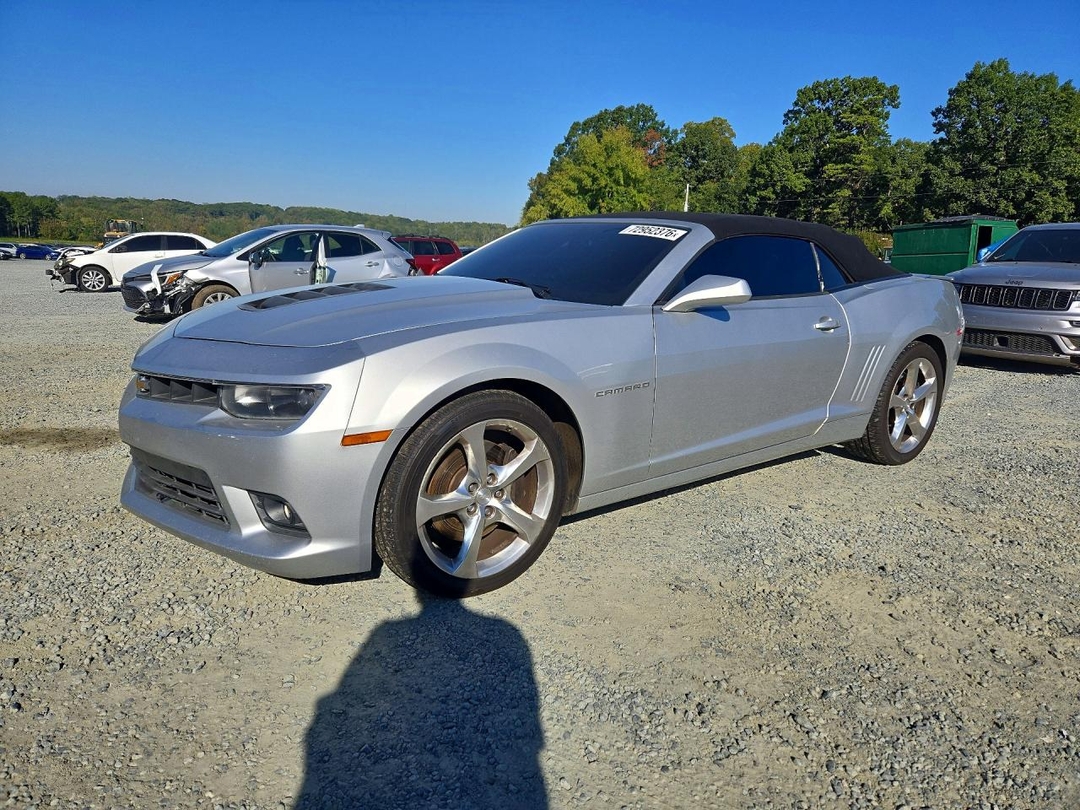 Вид 2014 CHEVROLET CAMARO 2SS, угол 1