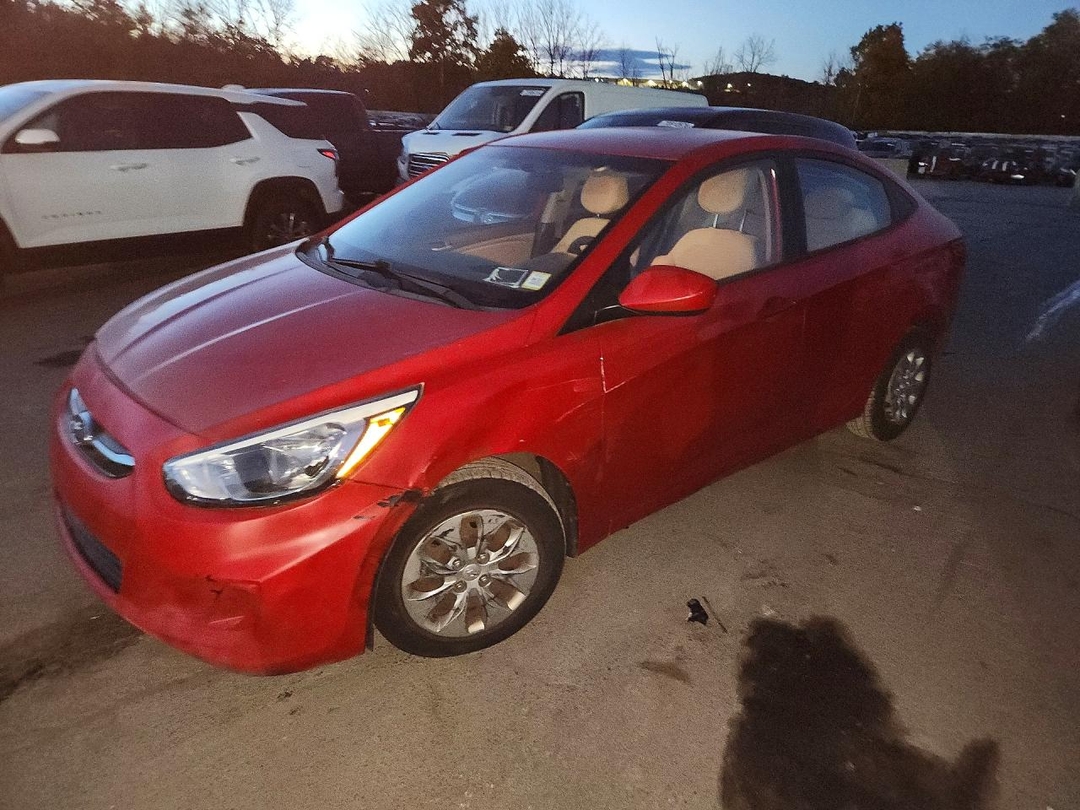 Vista de 2016 HYUNDAI ACCENT SE, ángulo 1