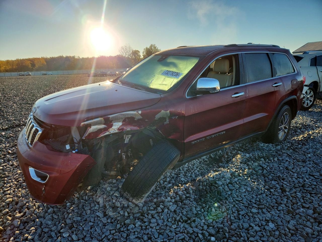 Vue de 2017 JEEP GRAND CHEROKEE LIMITED, angle 1