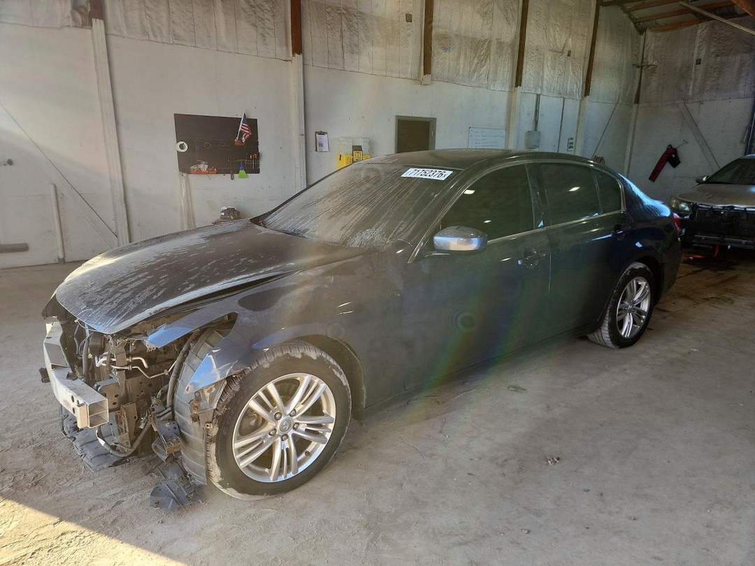 Vista de 2012 INFINITI G37 SEDAN X, ángulo 1