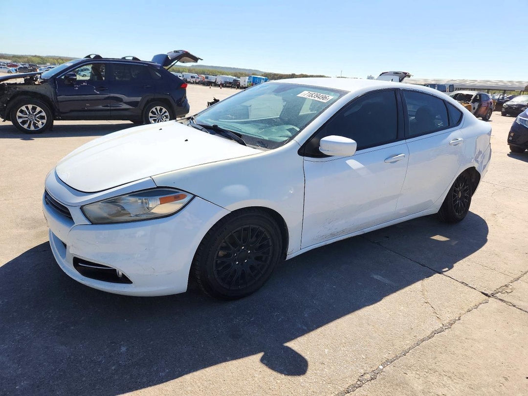 Vista de 2016 DODGE DART SE, ángulo 1