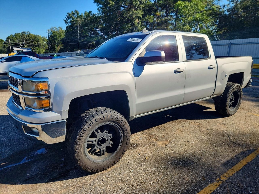 Вид 2014 CHEVROLET SILVERADO C1500 LT, угол 1