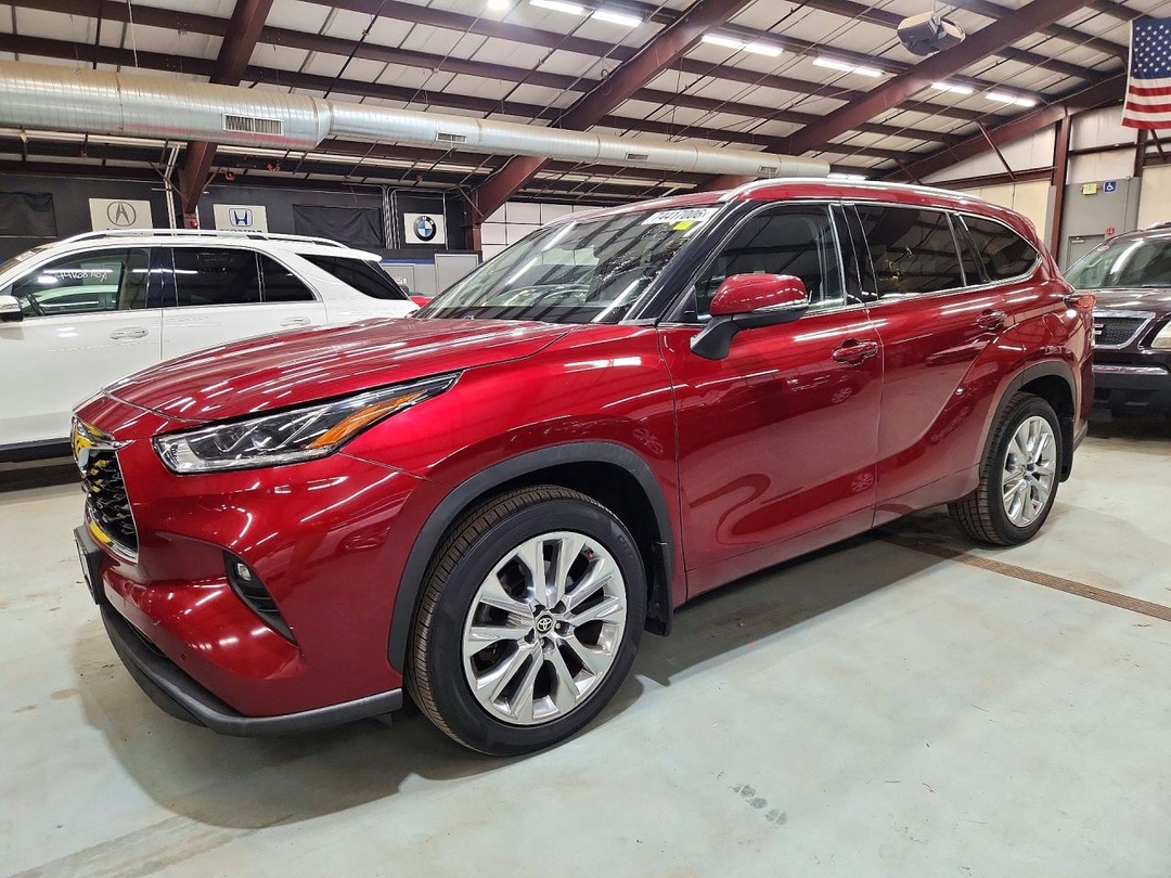 Вид 2020 TOYOTA HIGHLANDER LIMITED, угол 1