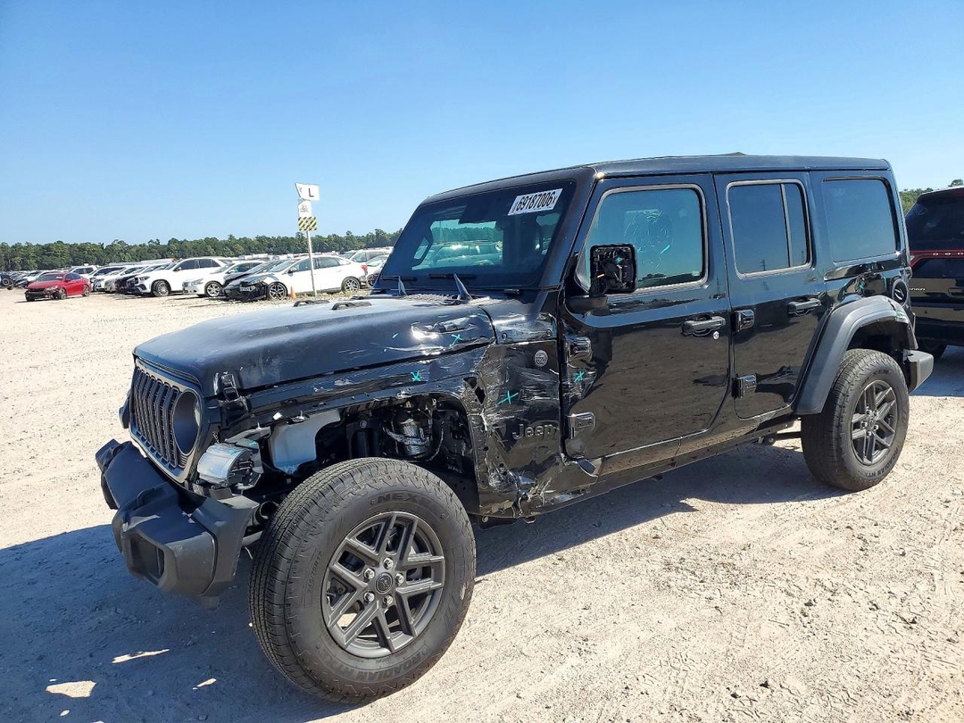 Vedere 2025 JEEP WRANGLER SPORT, unghi 1