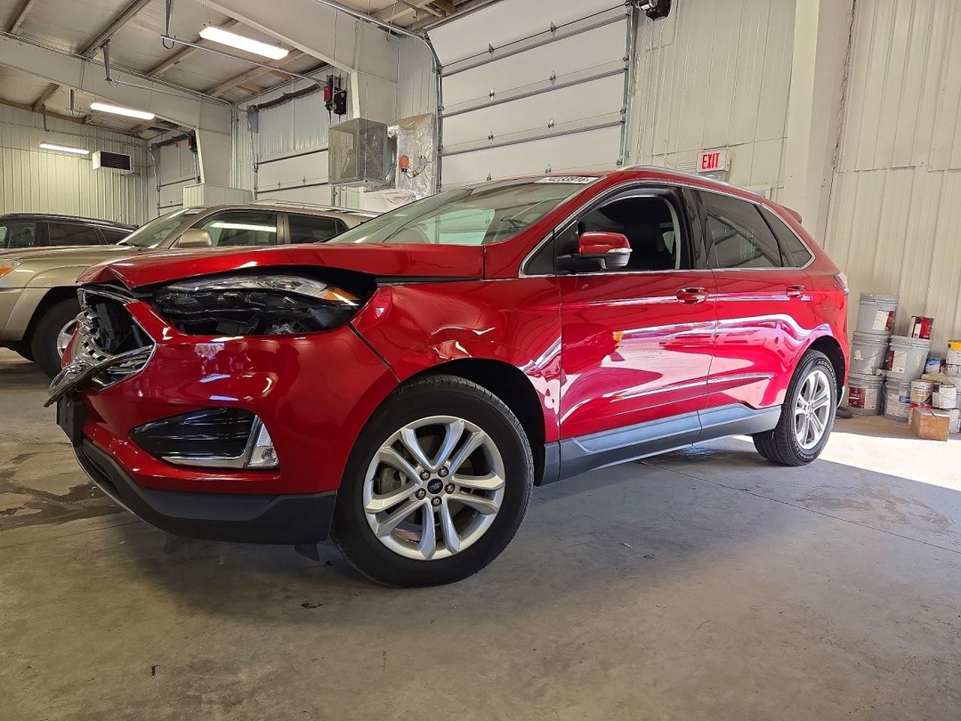 Vista de 2020 FORD EDGE SEL, ángulo 1