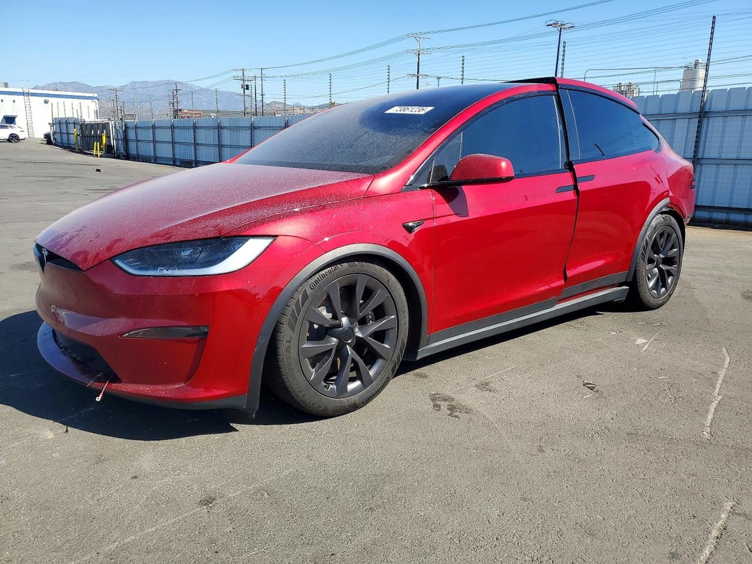 منظر 2025 TESLA MODEL X، زاوية 1