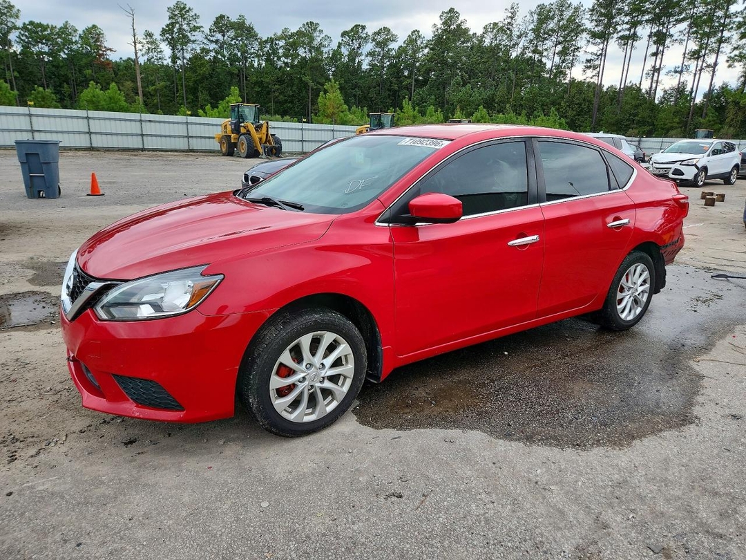 Вид 2019 NISSAN SENTRA SV, угол 1