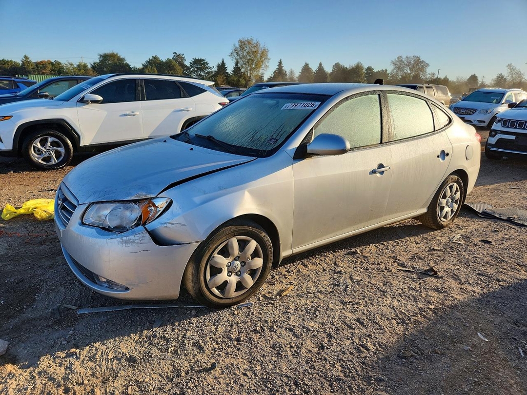 Vue de 2009 HYUNDAI ELANTRA GLS, angle 1