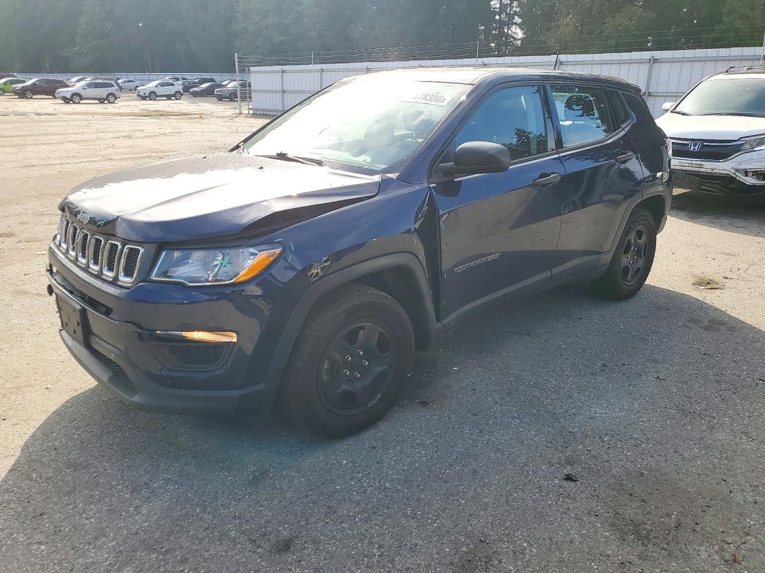Вид 2018 JEEP COMPASS SPORT, угол 1