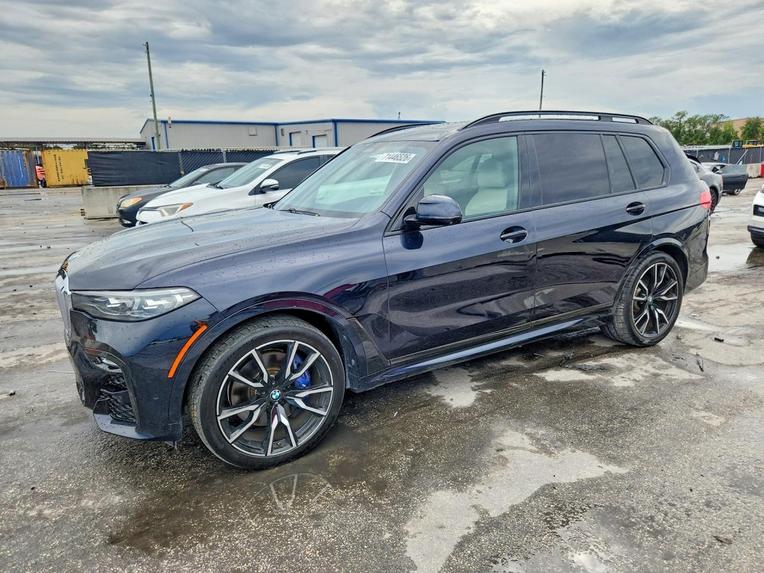 Вид 2019 BMW X7 XDRIVE50I MSPT, угол 1