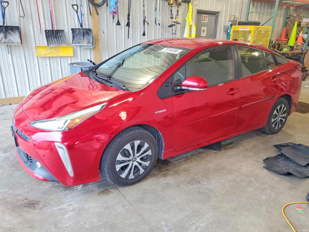 Vue de 2019 TOYOTA PRIUS LE AWD-E, angle 1