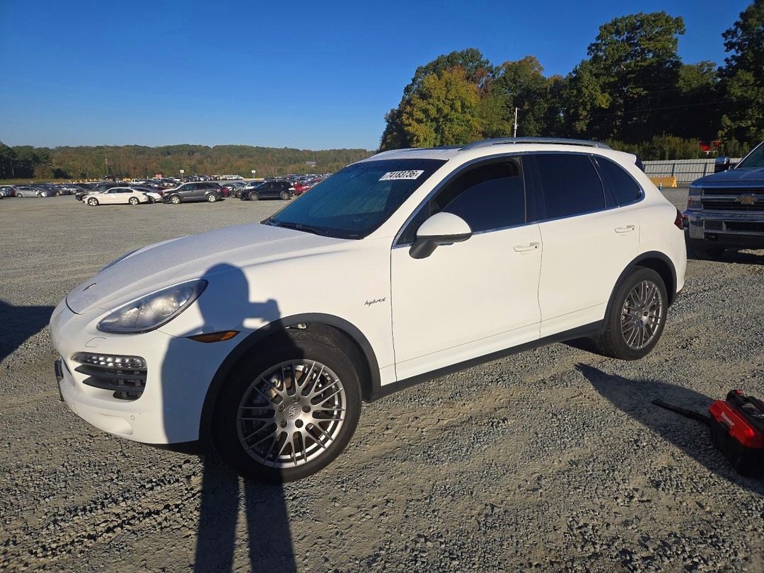 2014 PORSCHE CAYENNE S HYBRID view, angle 1