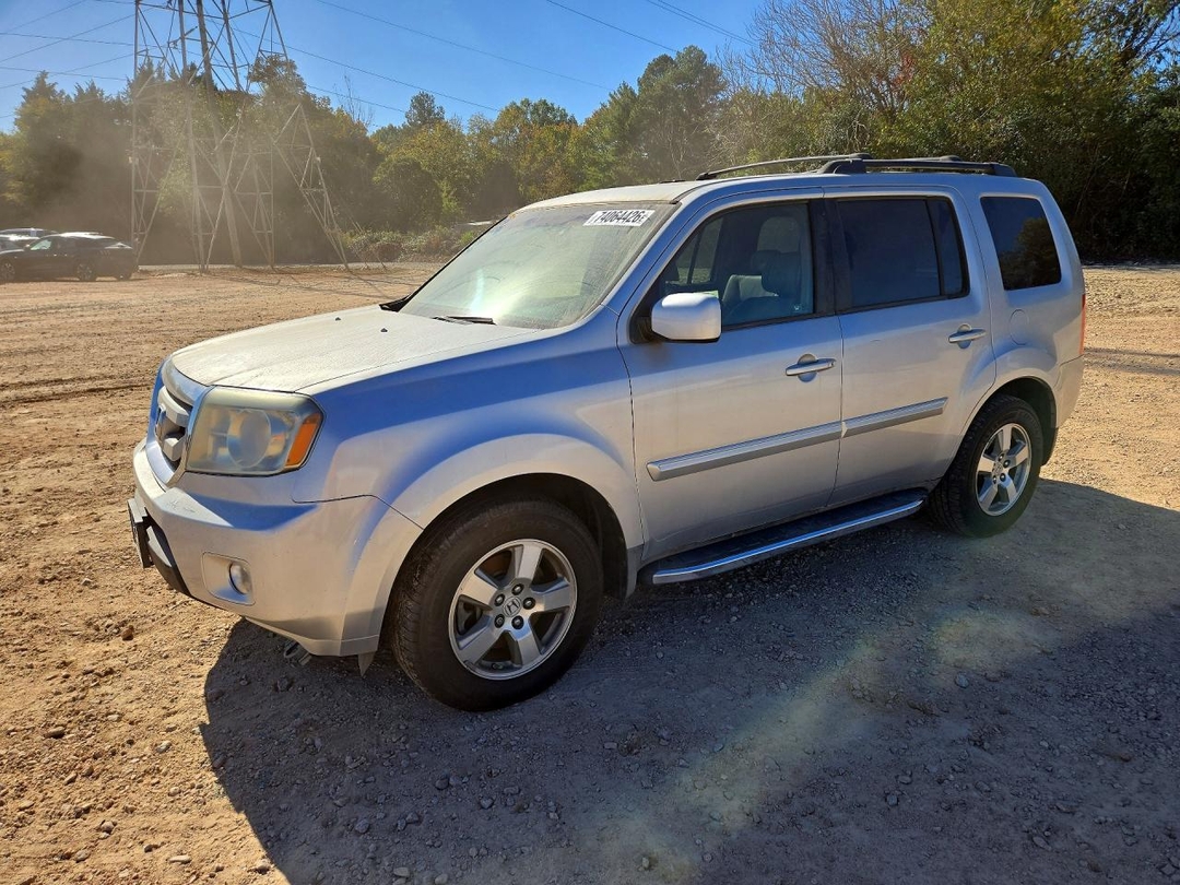 Vista de 2009 HONDA PILOT EXL, ángulo 1