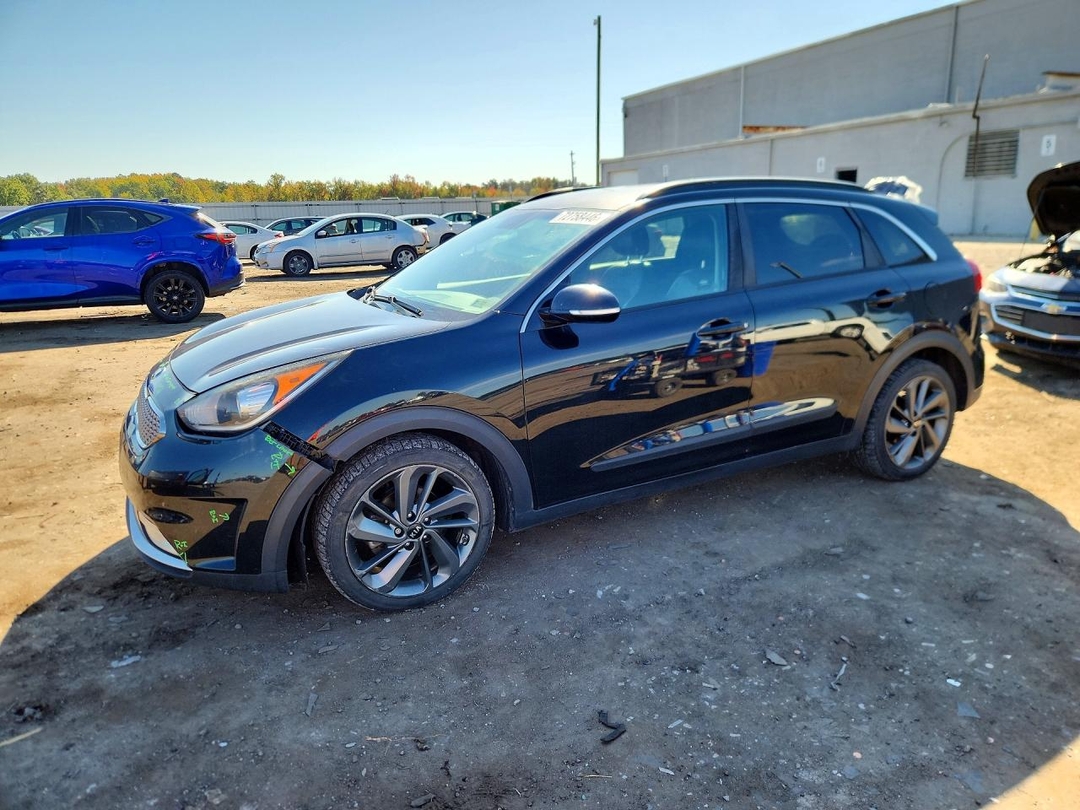 Vue de 2017 KIA NIRO EX, angle 1