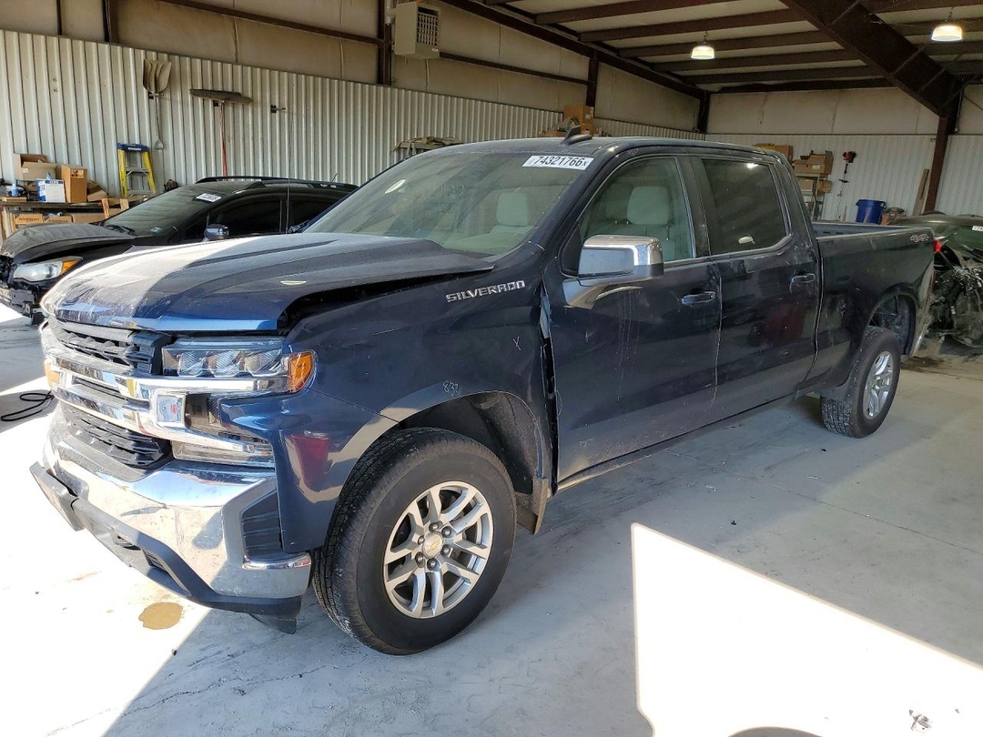 Vedere 2021 CHEVROLET SILVERADO K1500 LT, unghi 1