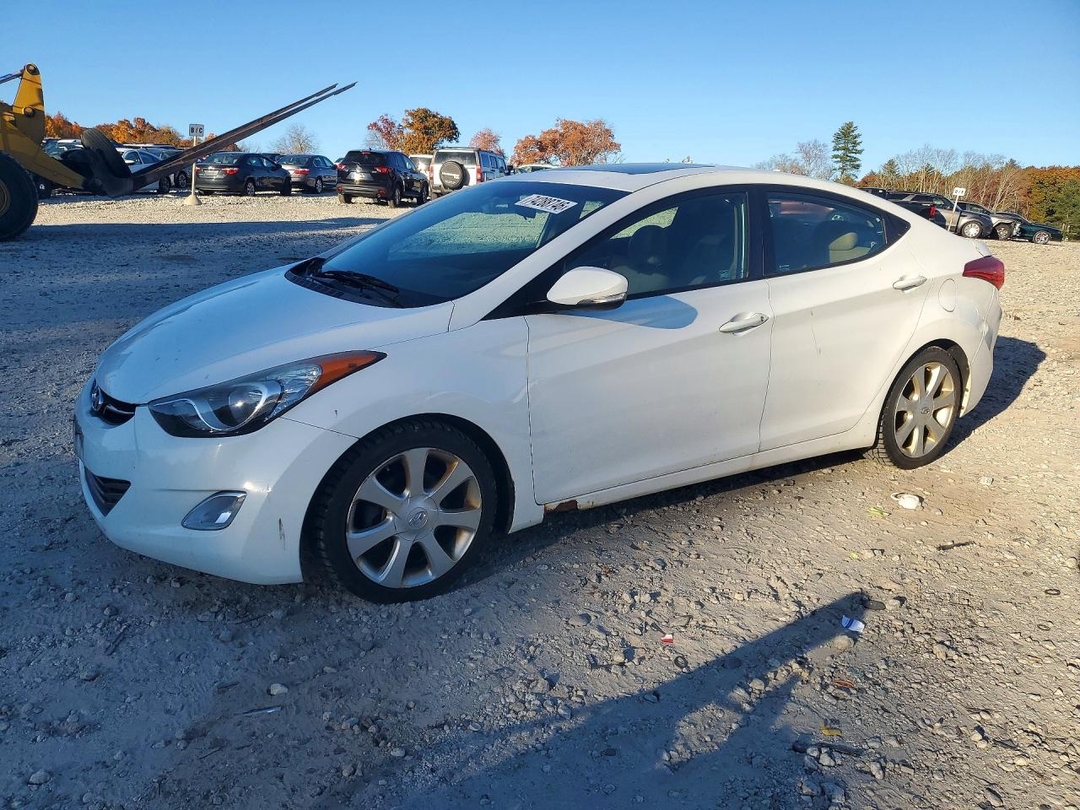 2013 HYUNDAI ELANTRA LIMITED view, angle 1