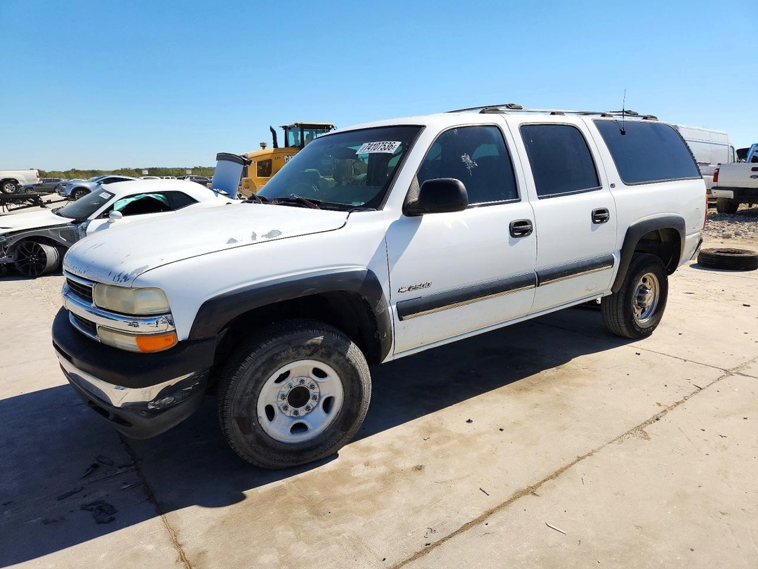 Vue de 2001 CHEVROLET SUBURBAN C2500, angle 1
