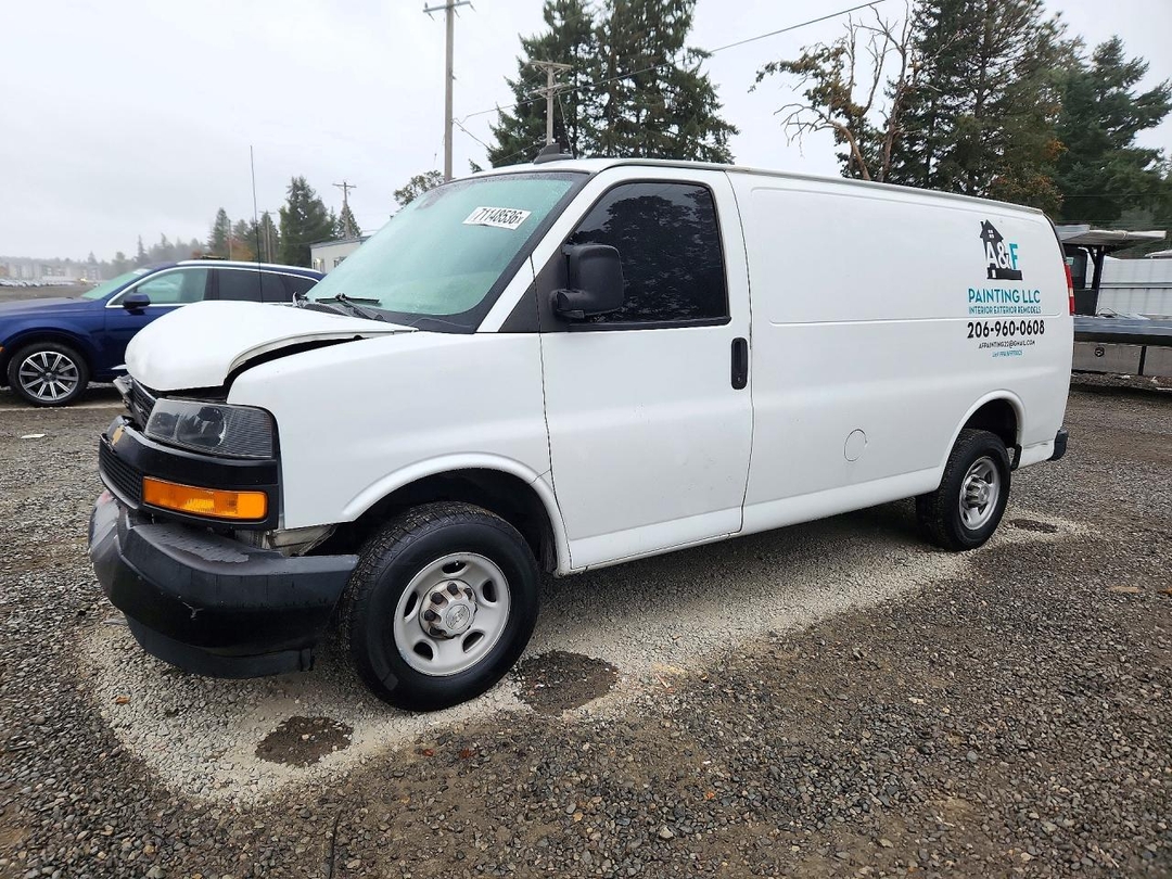 Vedere 2019 CHEVROLET EXPRESS 2500 CARGO DELIVERY VAN, unghi 1