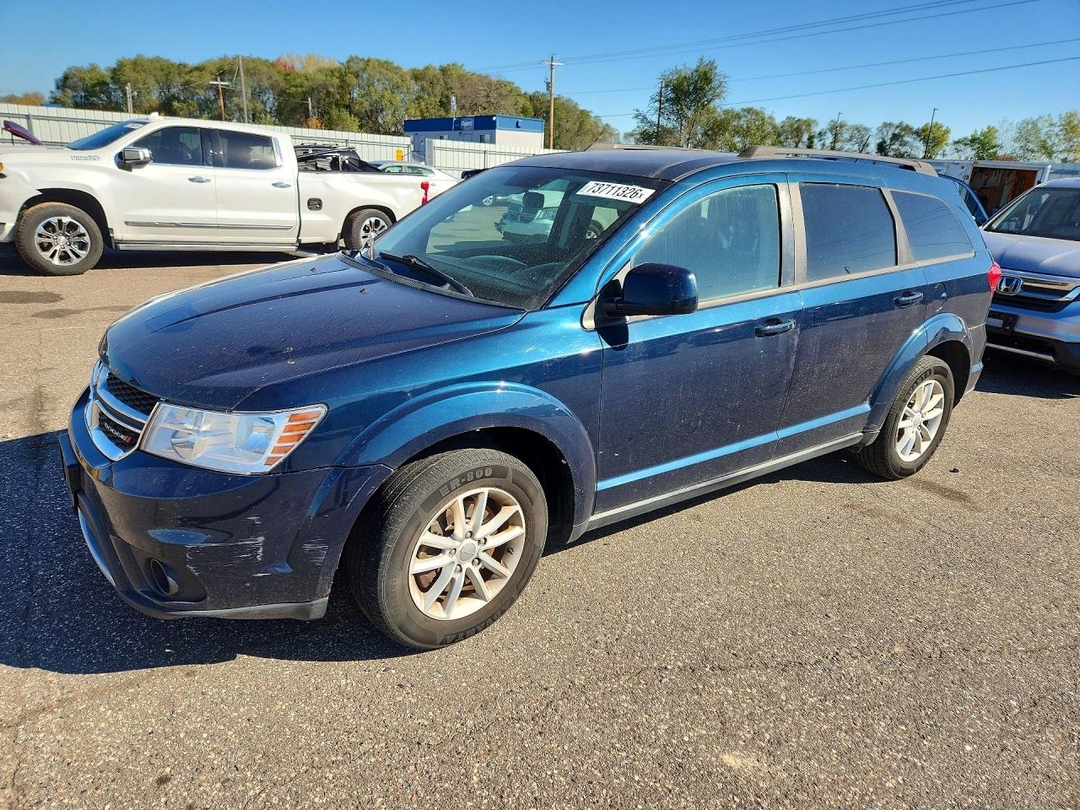 Vue de 2015 DODGE JOURNEY SXT, angle 1